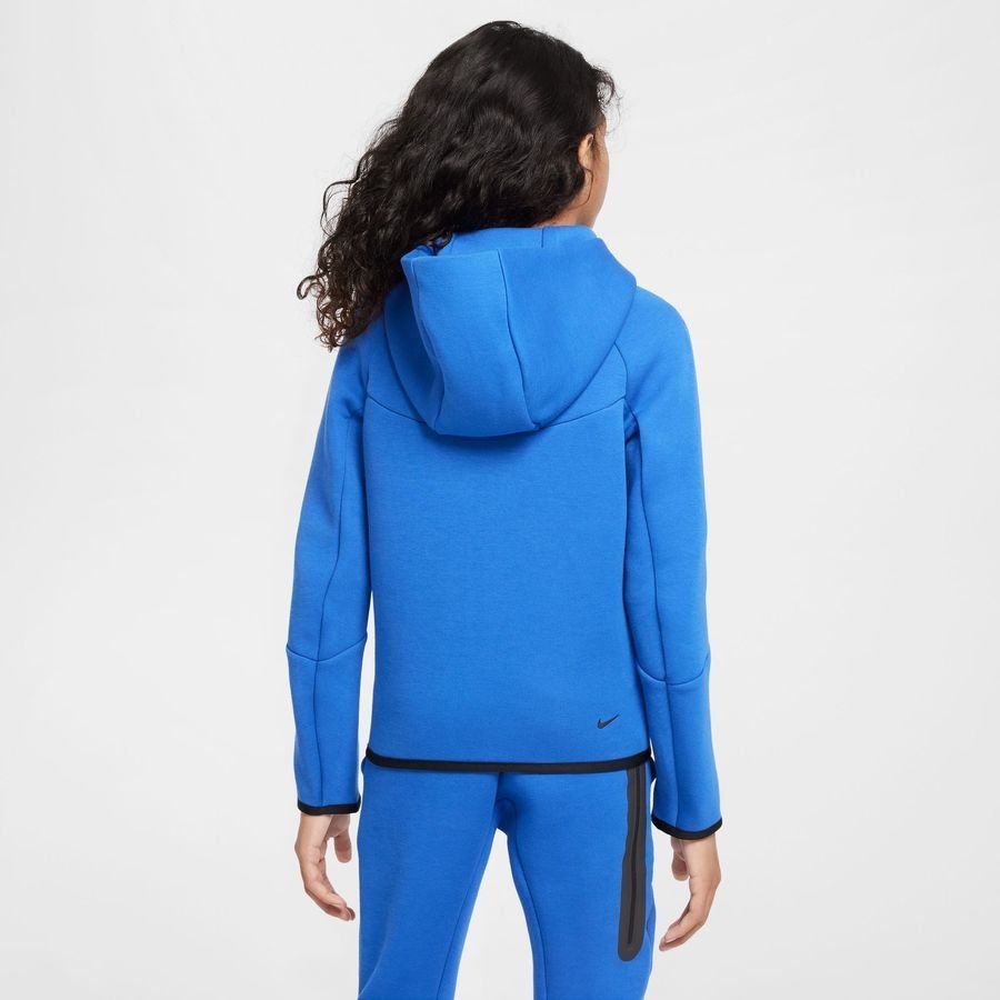 Nike Sweat à Capuche NSW Tech Fleece FZ 24 - Bleu/Noir Enfant
