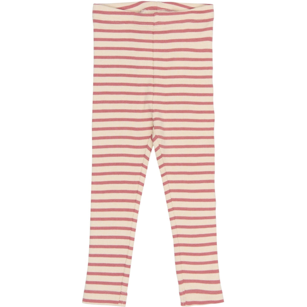 Køb Petit Piao Dusty Rose Striped PPSky Leggings