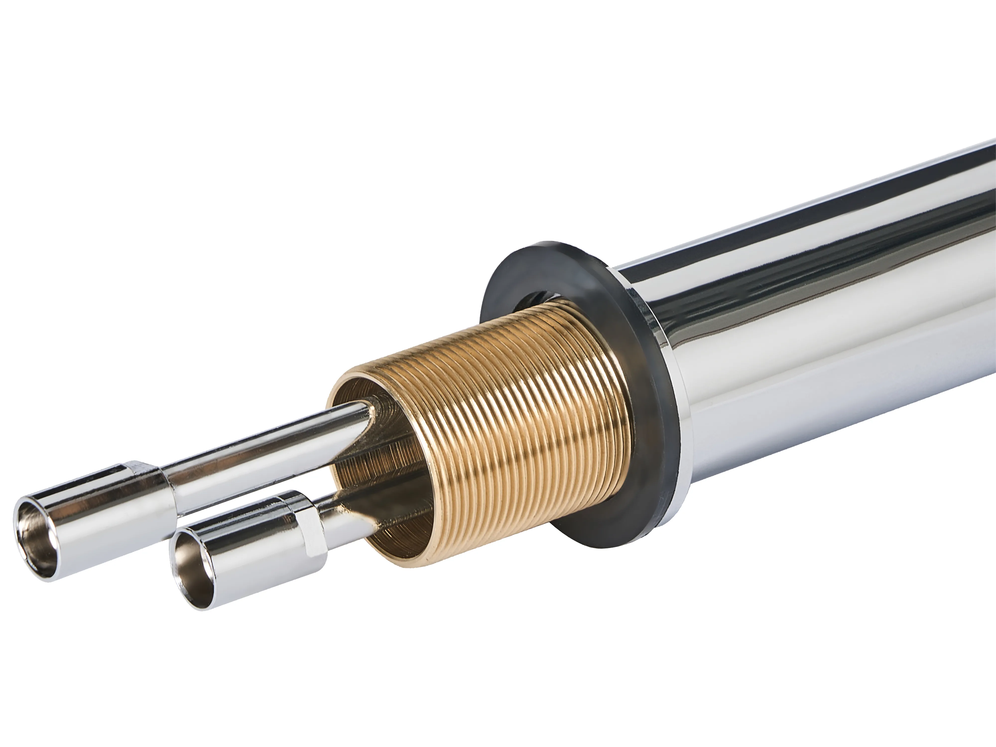 Hoge wastafelmengkraan CHIMBOTE Messing Zilver