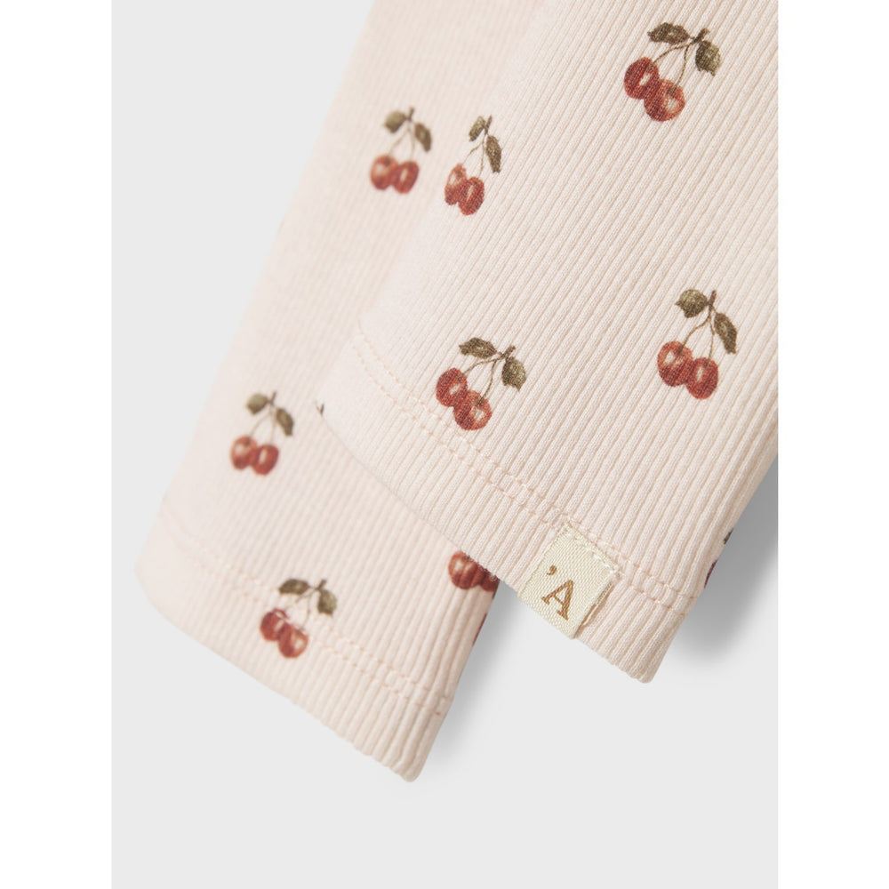 Køb Lil'Atelier Silver Peony Cherry Lavo Elf Slim Leggings