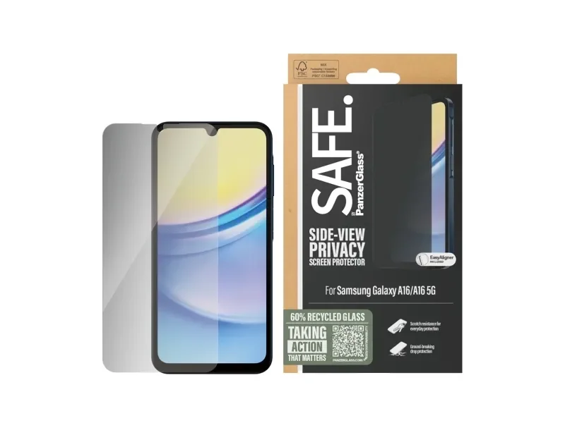 SAFE by PanzerGlass - Skærmbeskyttelse - Galaxy A16/A16 5G