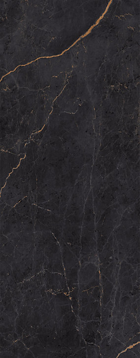 Panneau mural de salle de bains l.100x255 cm, décor marbre anthracite-cuivre Softtouch, Schulte DécoDesign