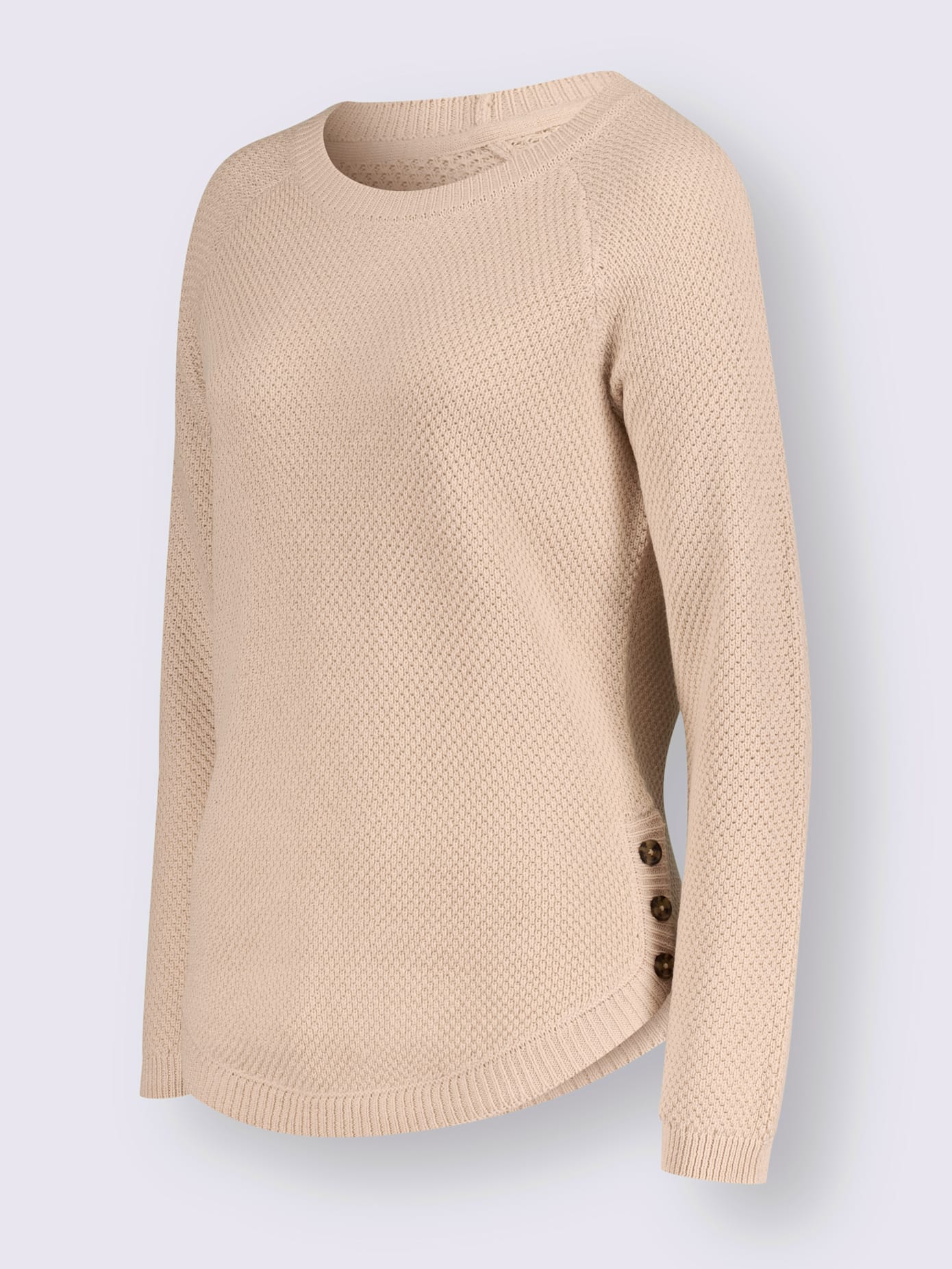 Pull encolure ronde 50% coton