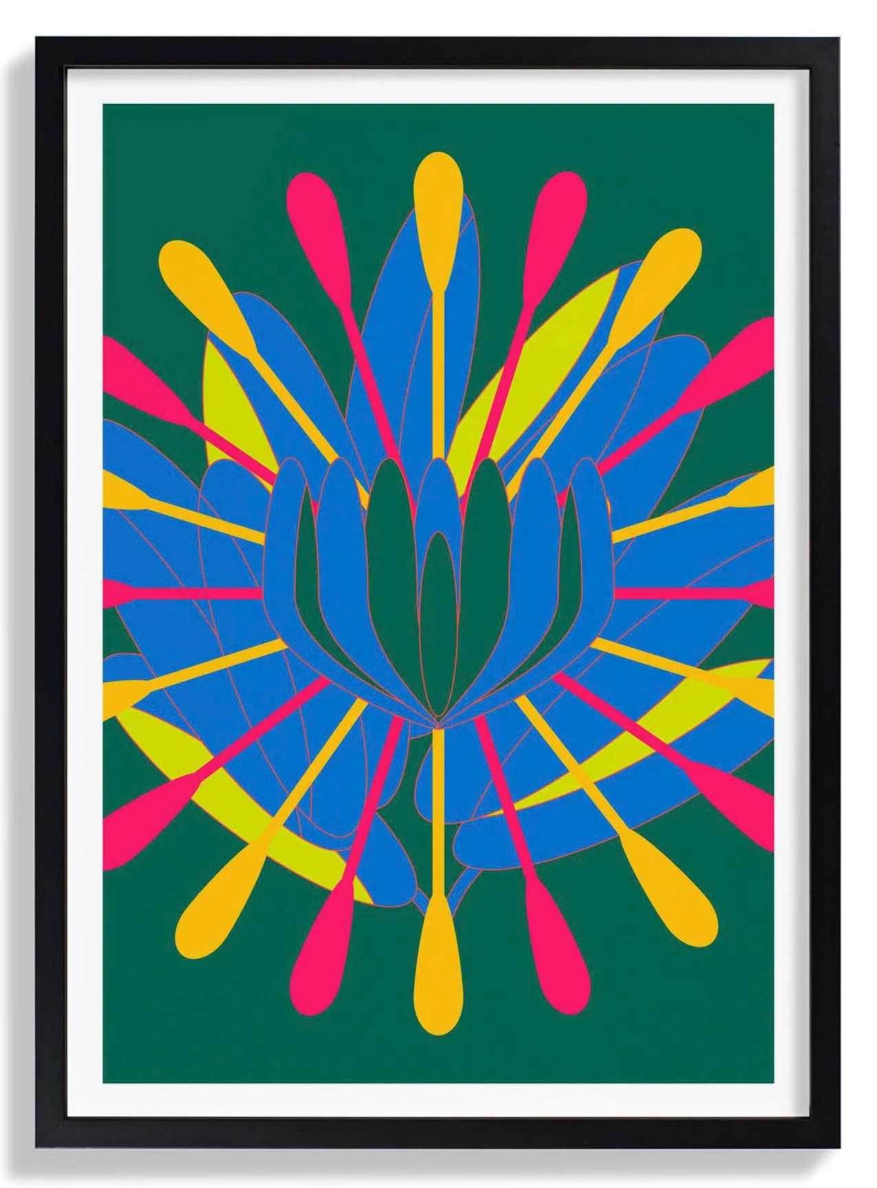 Botanisch Geometrisch Nr 5 von Cinthya Godoy