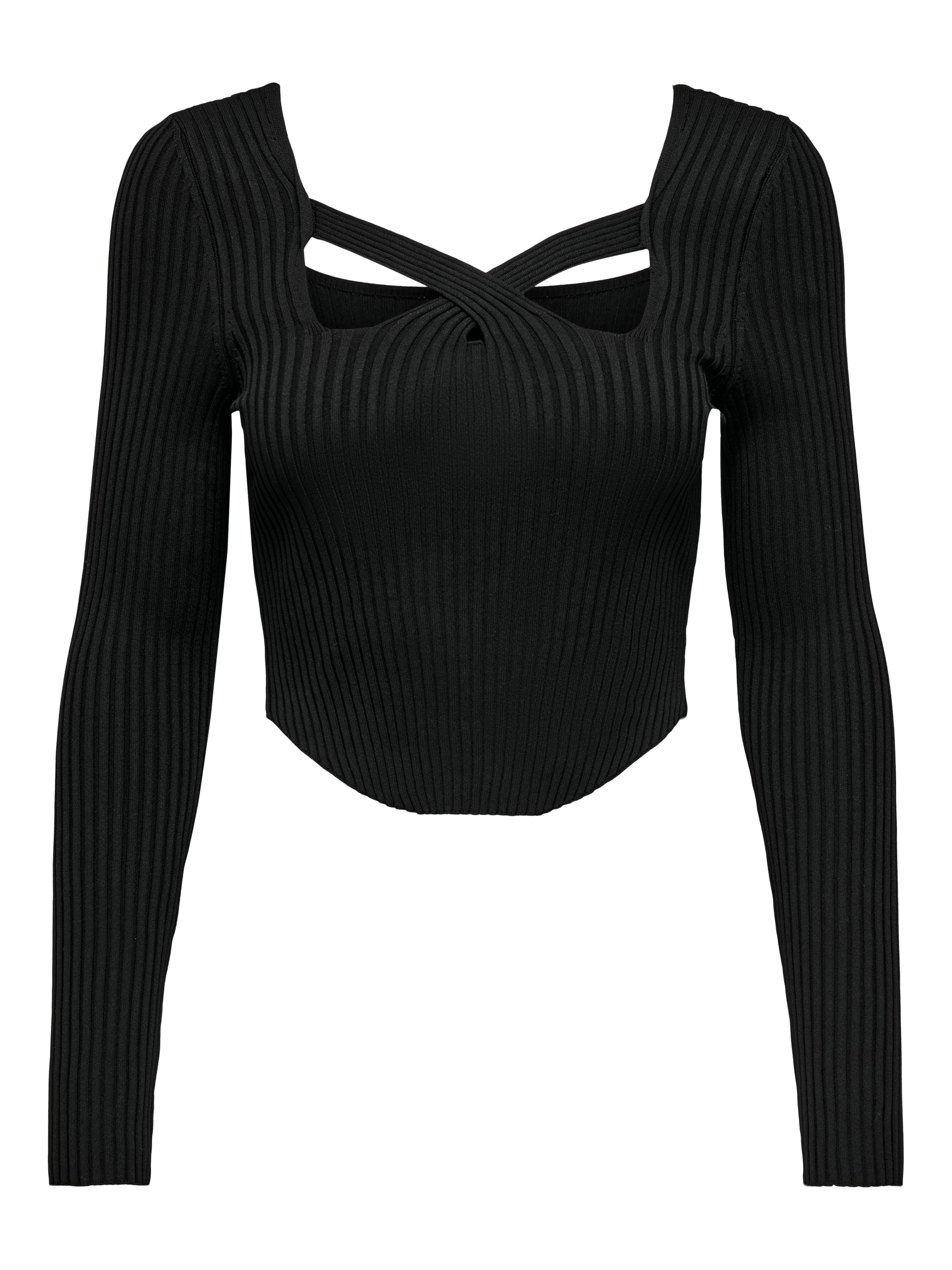 ONLLISA Strickpullover Black