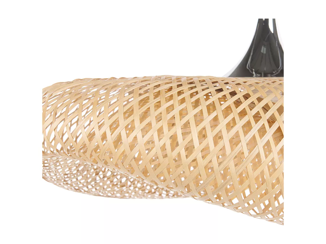 Lampe suspension BOYNE Bambou Marron clair