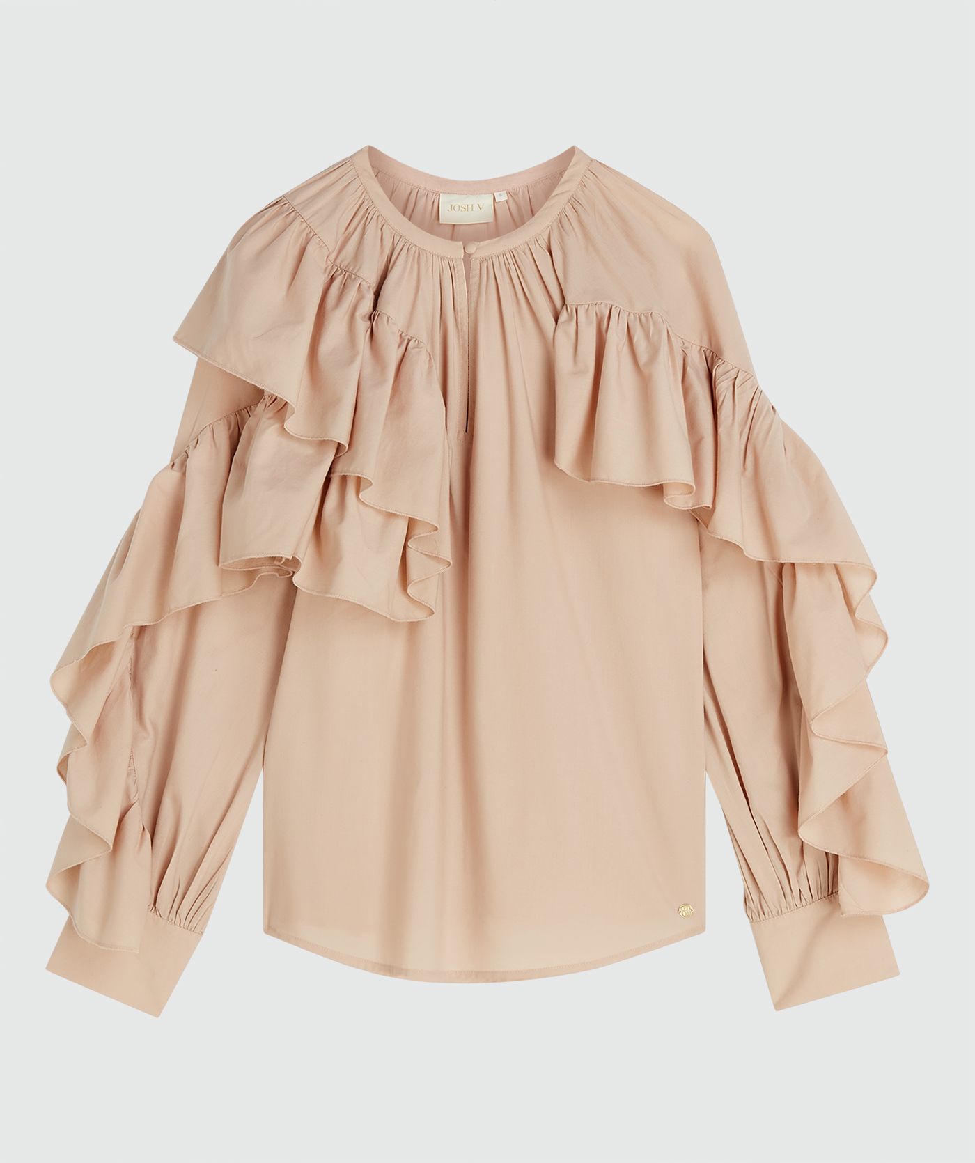 JV-BODINA oversized fit blouse - dusty pink