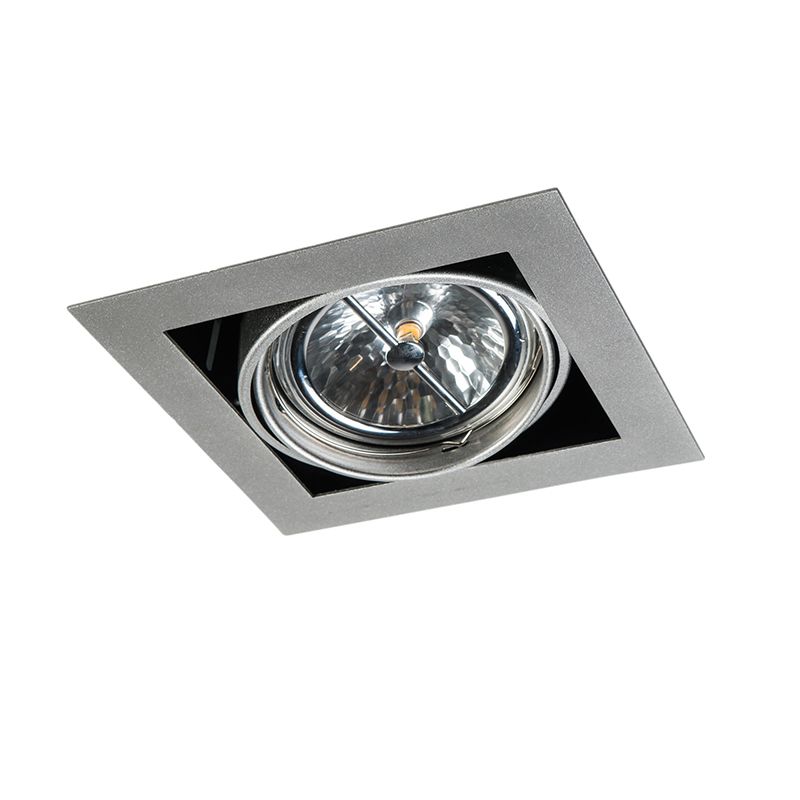 Inbouwspot staal G53 111mm verstelbaar - Oneon
