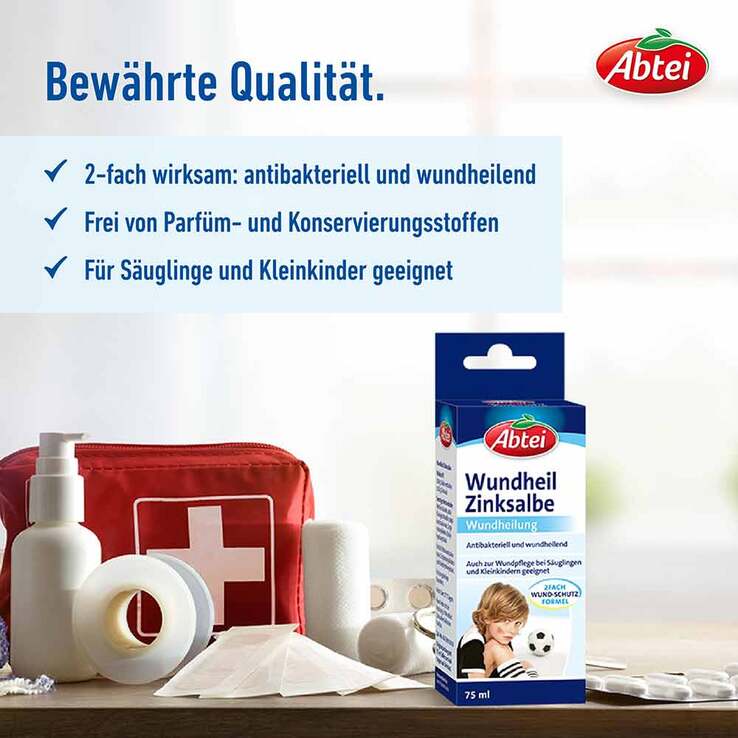 Abtei Wundheil Zinksalbe, 75 ml