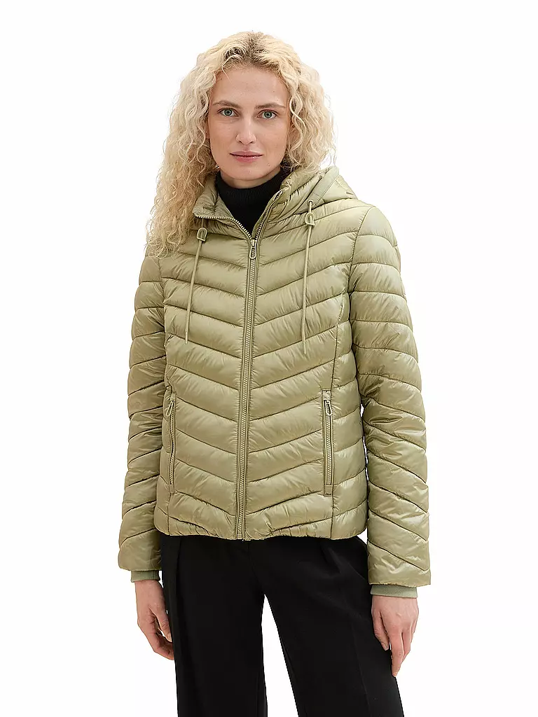 TOM TAILOR Leichtsteppjacke grün
