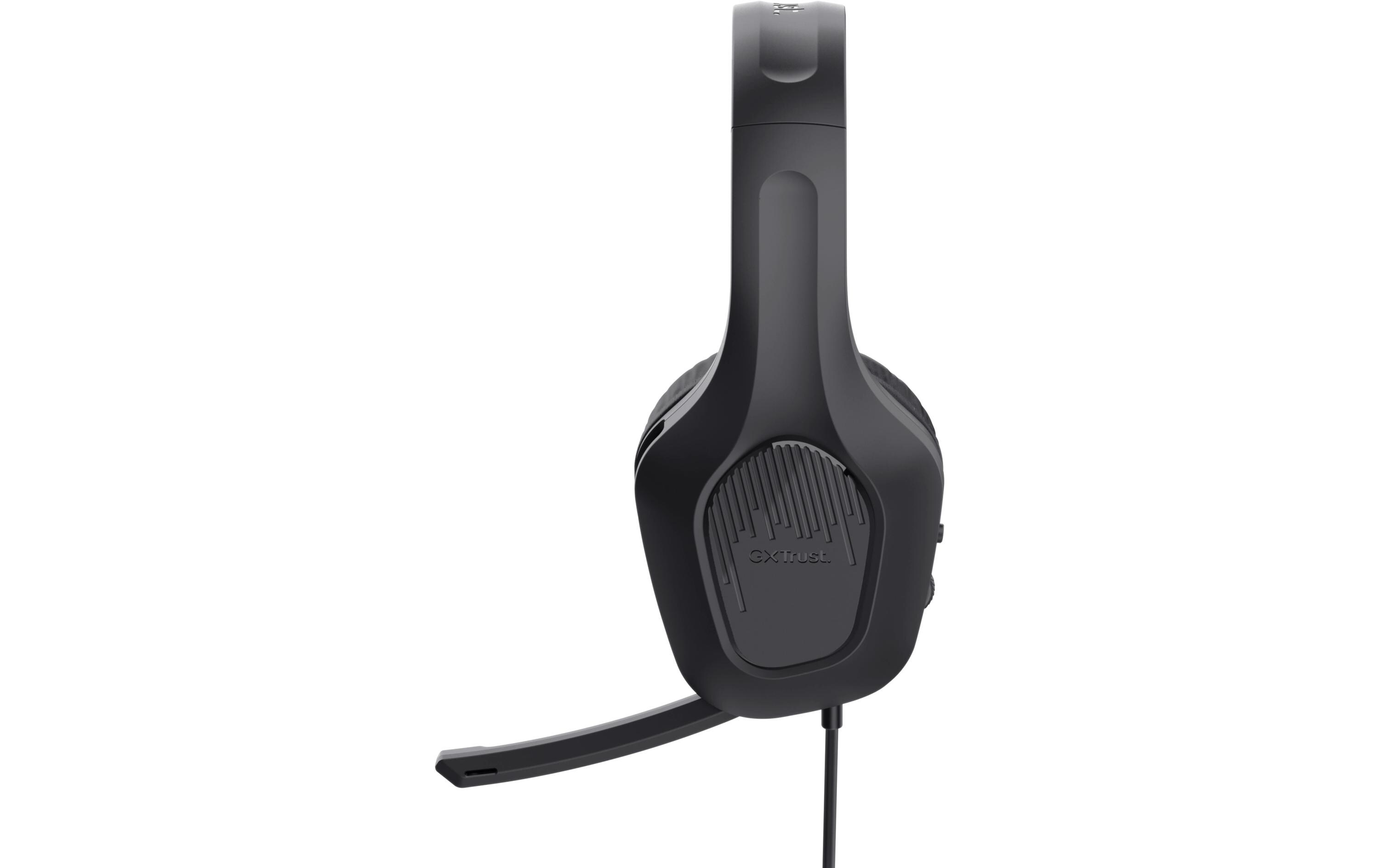 GXT 415 Zirox SchwarzFederleichtes, ohrumschliessendes Gaming-Headset, hergestellt für PC, Laptop und Konsolen