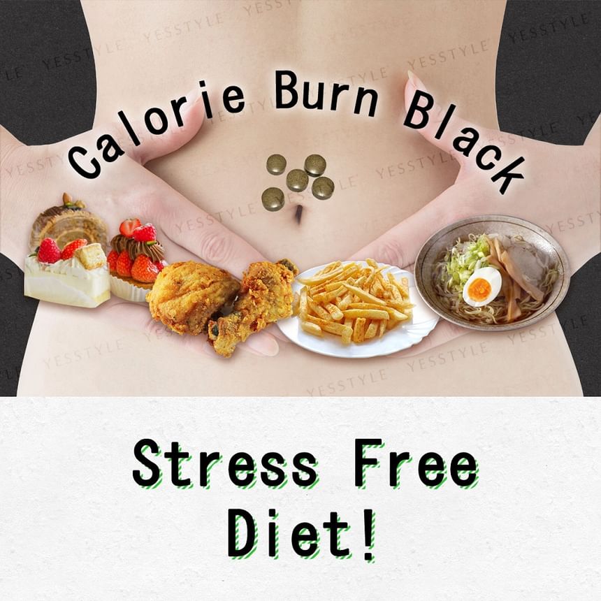 FINE JAPAN - Bamboe Houtskool Calorie Burn Zwarte Capsules