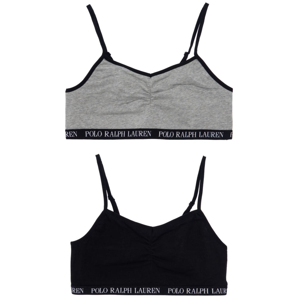 Køb Polo Ralph Lauren Polo Black Solid 2 Pack Bralettes