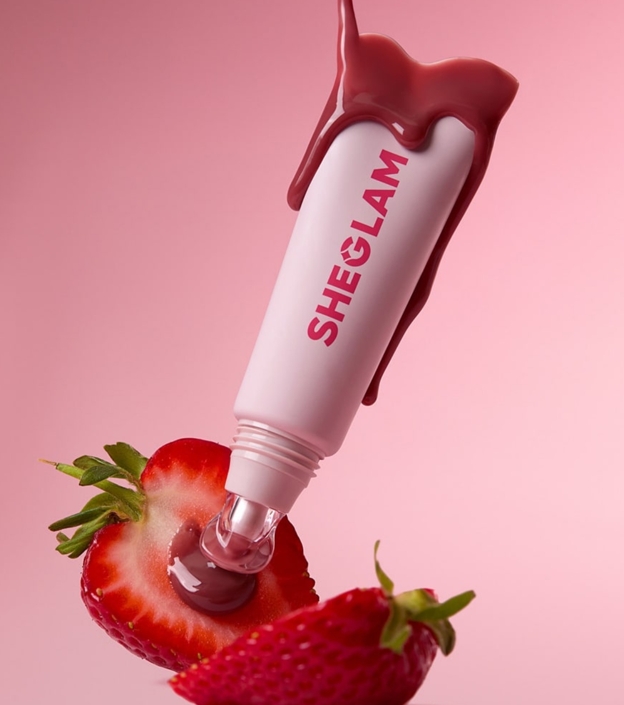 SHEGLAM - Bálsamo Labial Hidratante Crystal Glaze - Strawberry Milk
