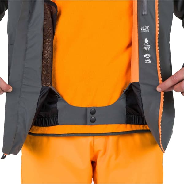 Veste de ski ROSSIGNOL STRAWPILE JKT M ONYX GREY