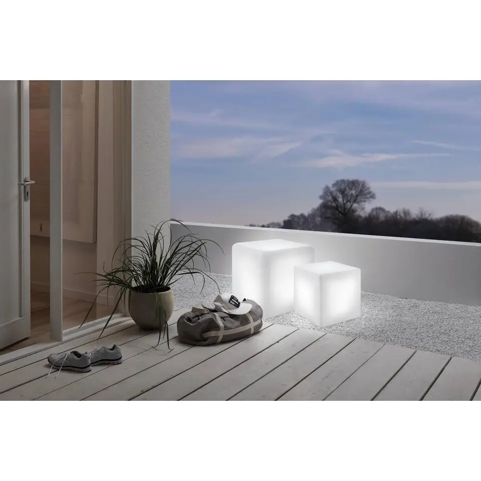 EGLO Bottona Staande lamp - E27 - Ø 25 cm - Wit