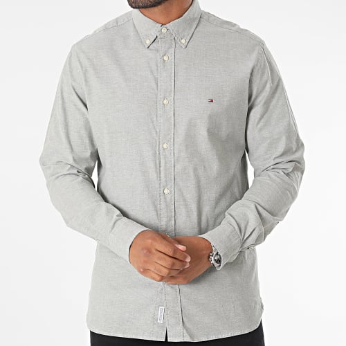 Chemise Manches Longues 1985 Flex Oxford 9968 Gris