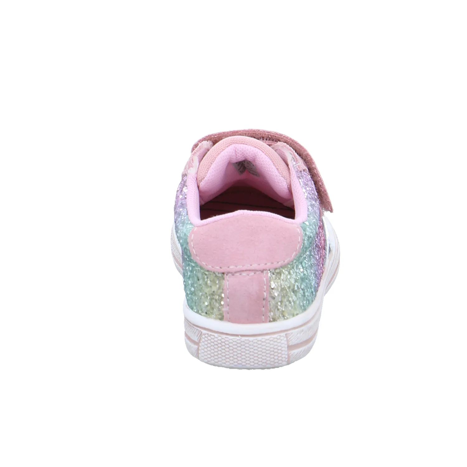 LURCHI Kleinkinder-Halbschuh Klett Rosa Leder  Mädchensneaker