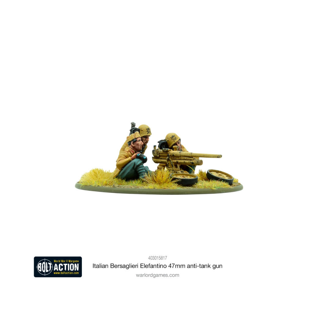 Bolt Action - Italian Bersaglieri Elefantino 47mm anti-tank gun