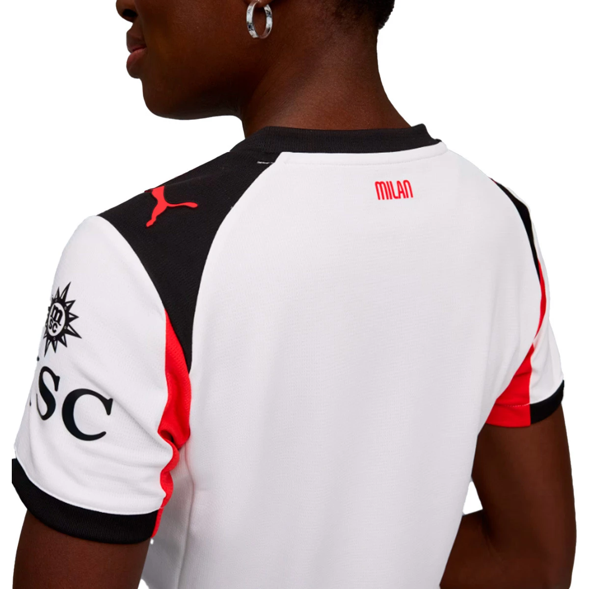 Camisola Puma AC Milan Segundo Equipamento 2025-2026 Mulher