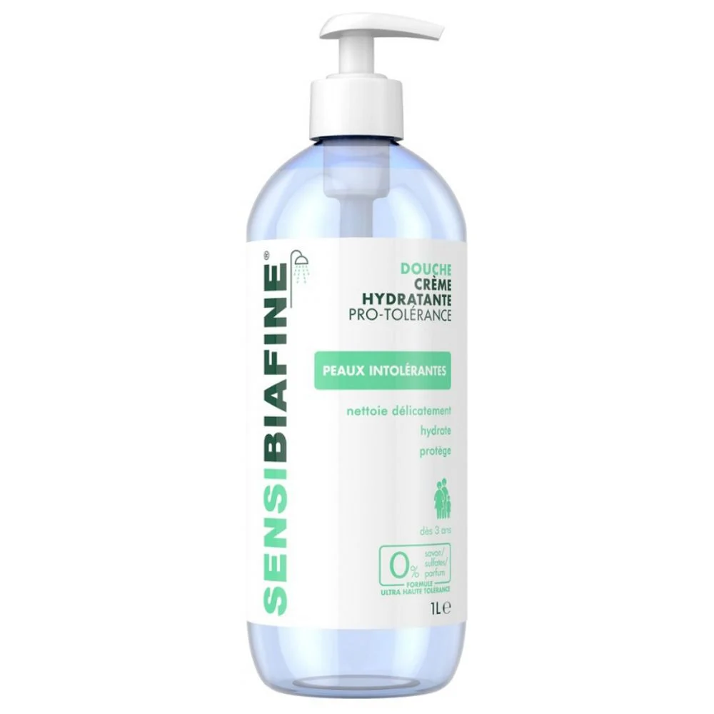 Crème douche SensiBiafine hydratante peau intolérante 1L