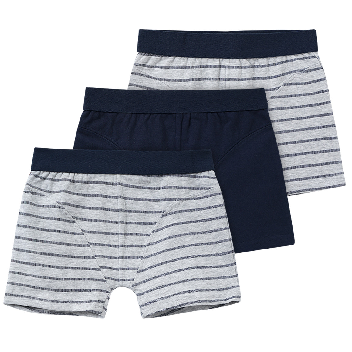 Topolino 2 Jungen Boxer im Set dunkelblau / hellgrau