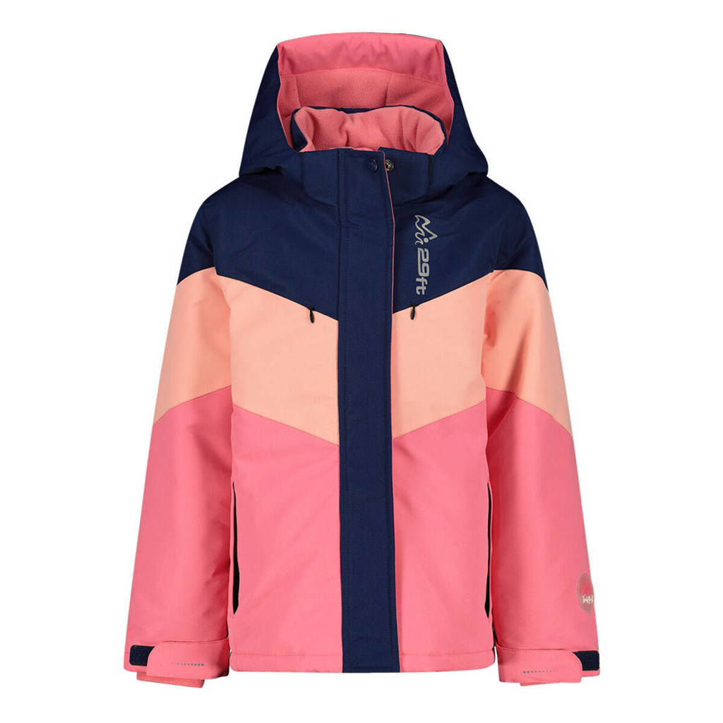 29FT ski-jack roze/donkerblauw