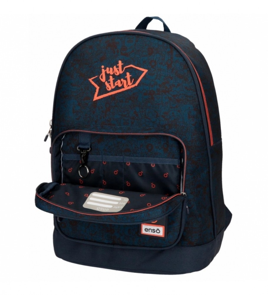 Mochila Enso Monsters 44cm com carrinho náutico