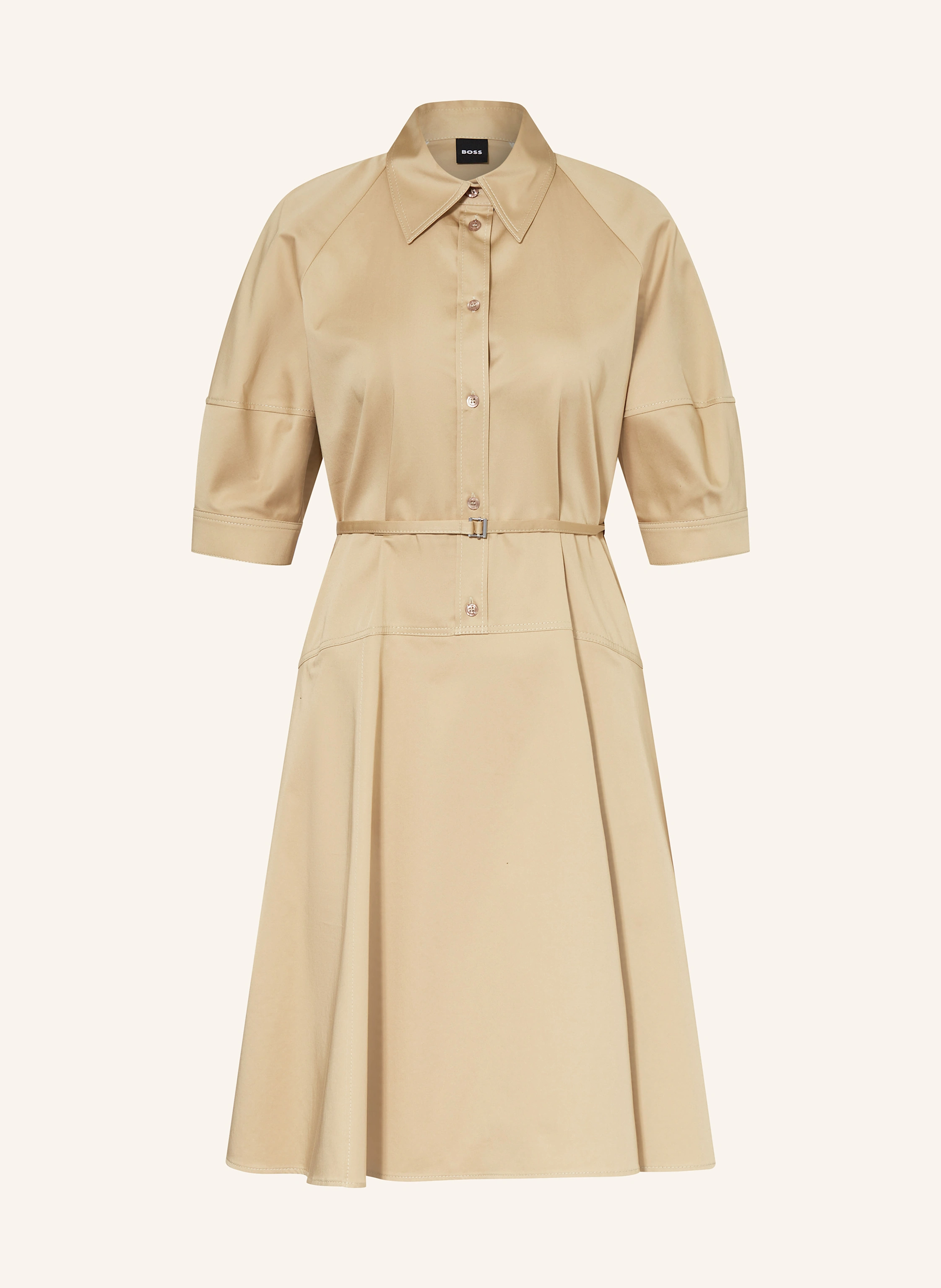 BOSS Hemdblusenkleid DELAURENA mit 3/4-Arm