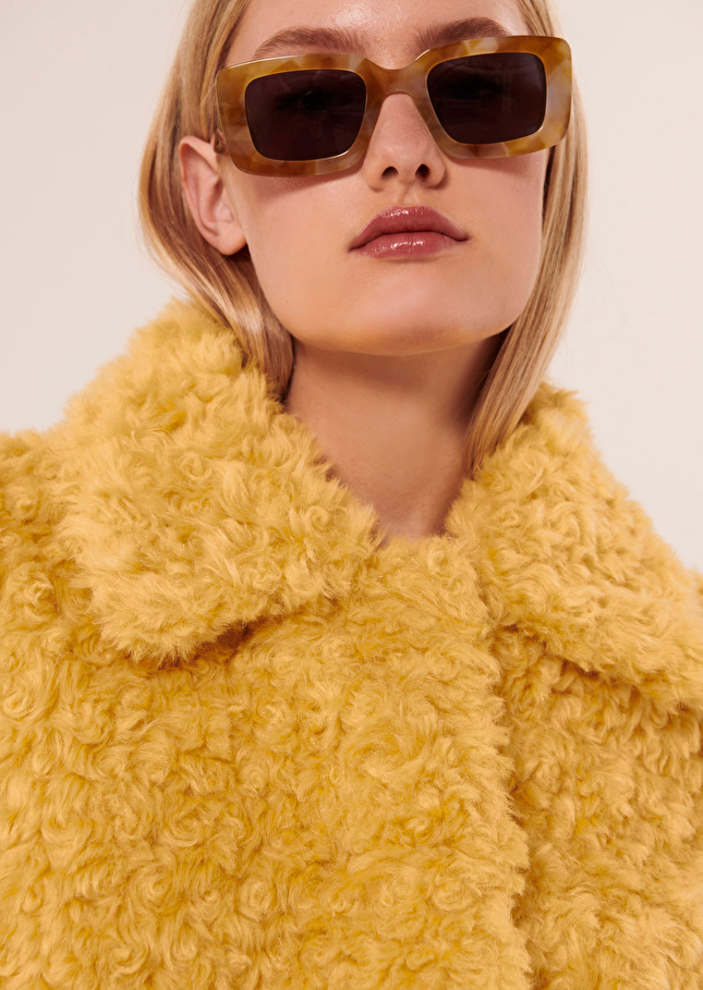Blouson Biancajaune en fausse fourrure
