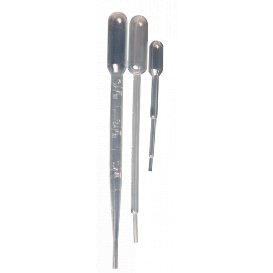 Kit de 3 pipettes transparentes Waam