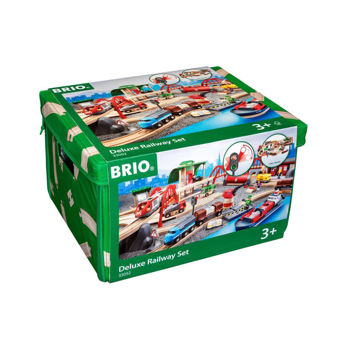 BRIO Spiel Straßen & Schienen Bahn Set Deluxe