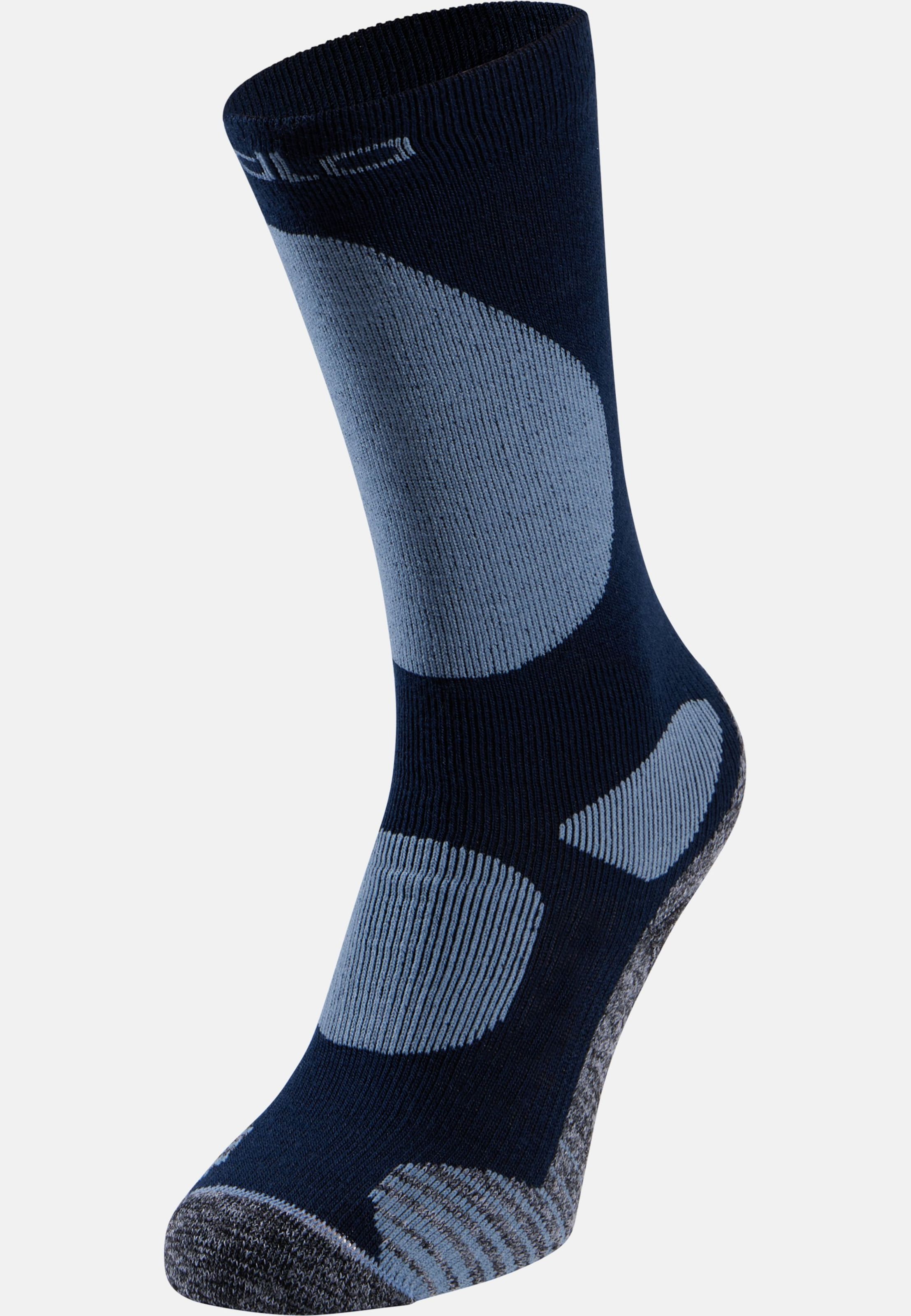 Active Warm Basic-Skisocken für Kinder in dark sapphire - provincial blue