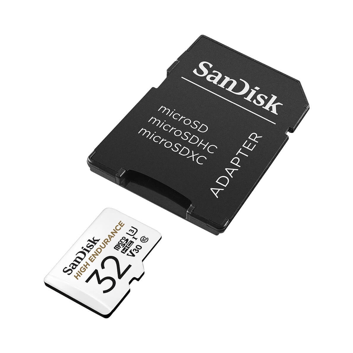 SanDisk MicroSDHC Endurance 32 GB minnekort med SD-adapter