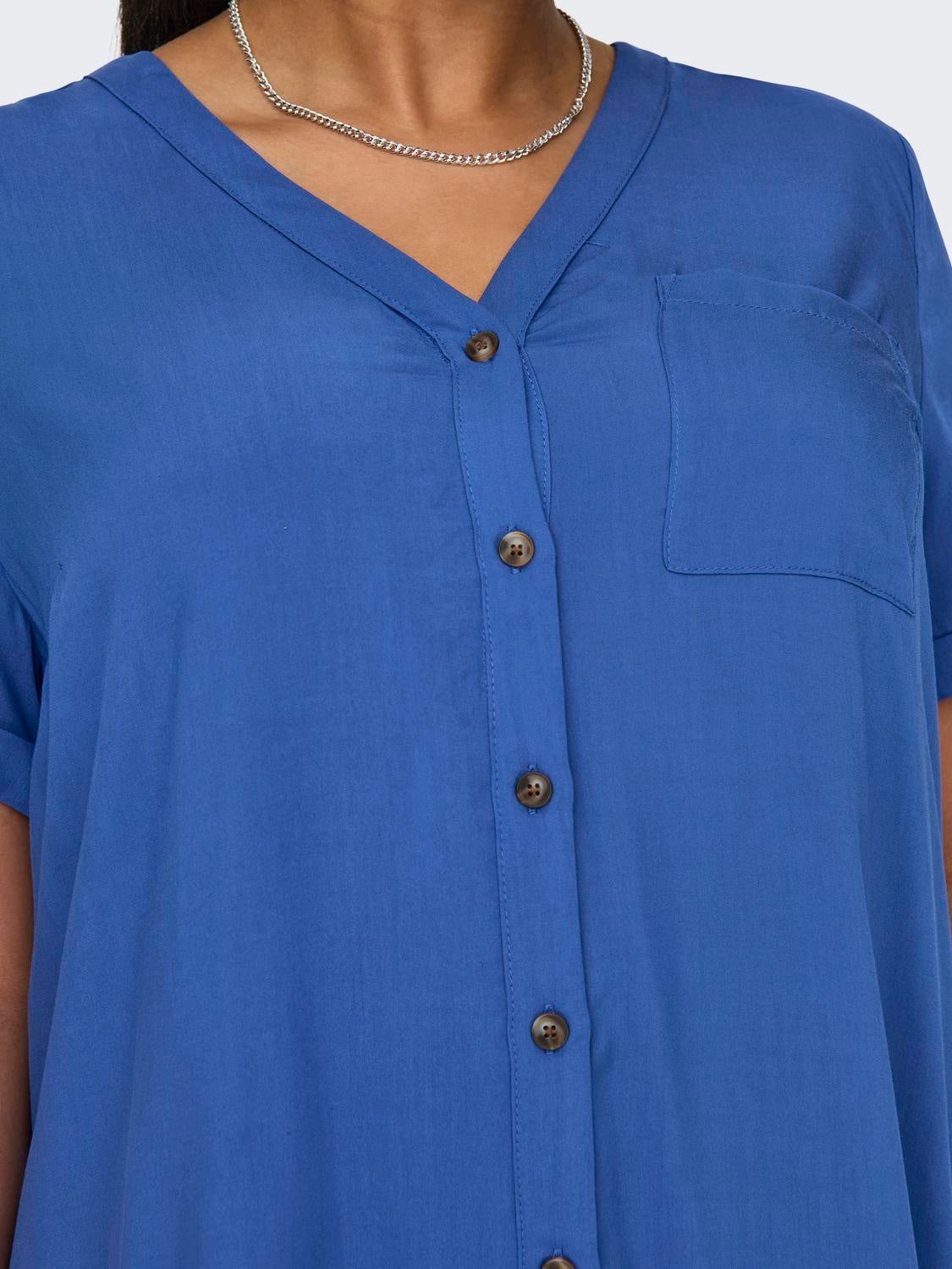 CARNEWDENIZIA Langes Kleid Dazzling Blue