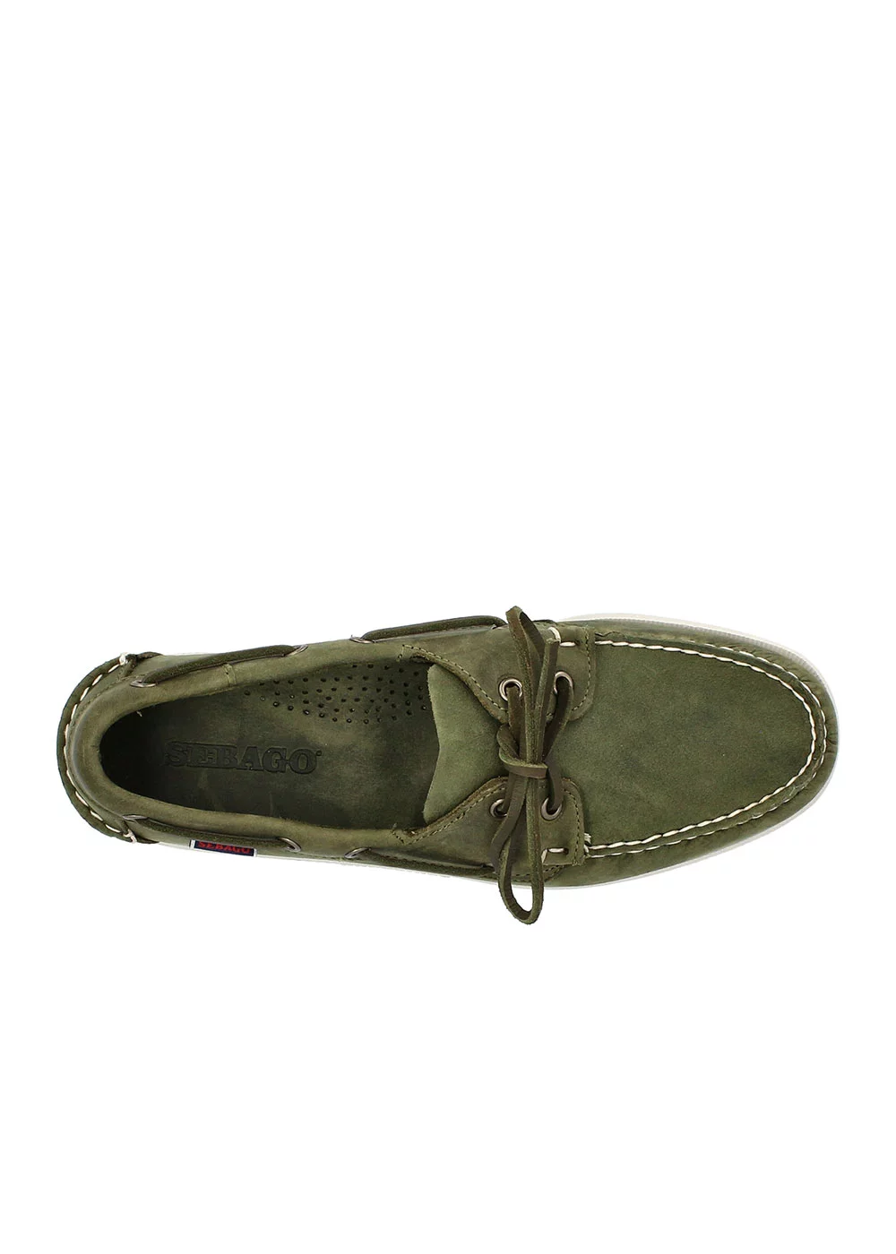DOCKSIDE PORTLAND SUEDE GREEN MILITARY