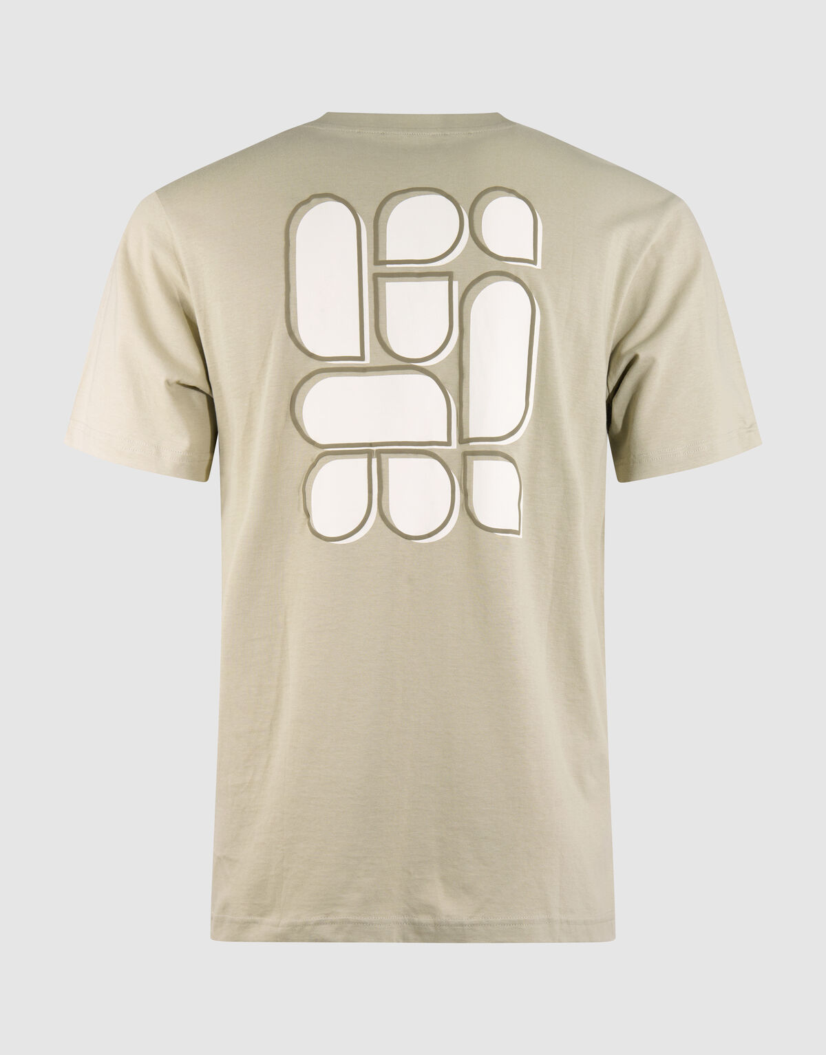 Organic Artwork T-shirt Lichtgroen