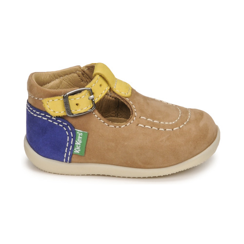 Kickers - BONBEK-2 - Beige / Jaune / Marine