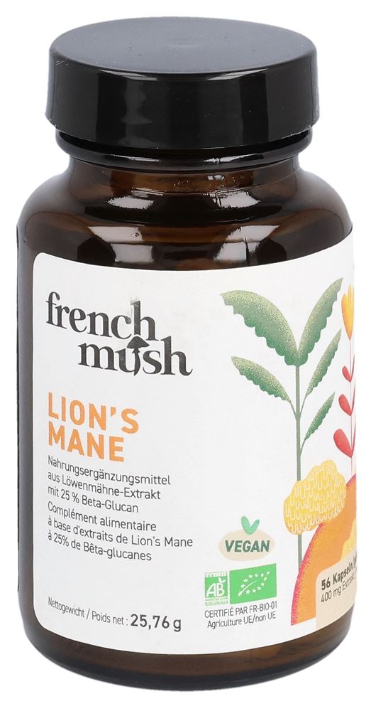 FRENCH MUSH Lion's mane<br>56 Stück, Dose, Kapsel