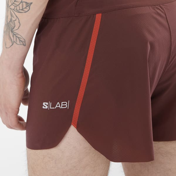 Short trail SALOMON S/LAB SPEED SPL 3'' SHRT M DECADENT CHOCOLATE/FIERY RED