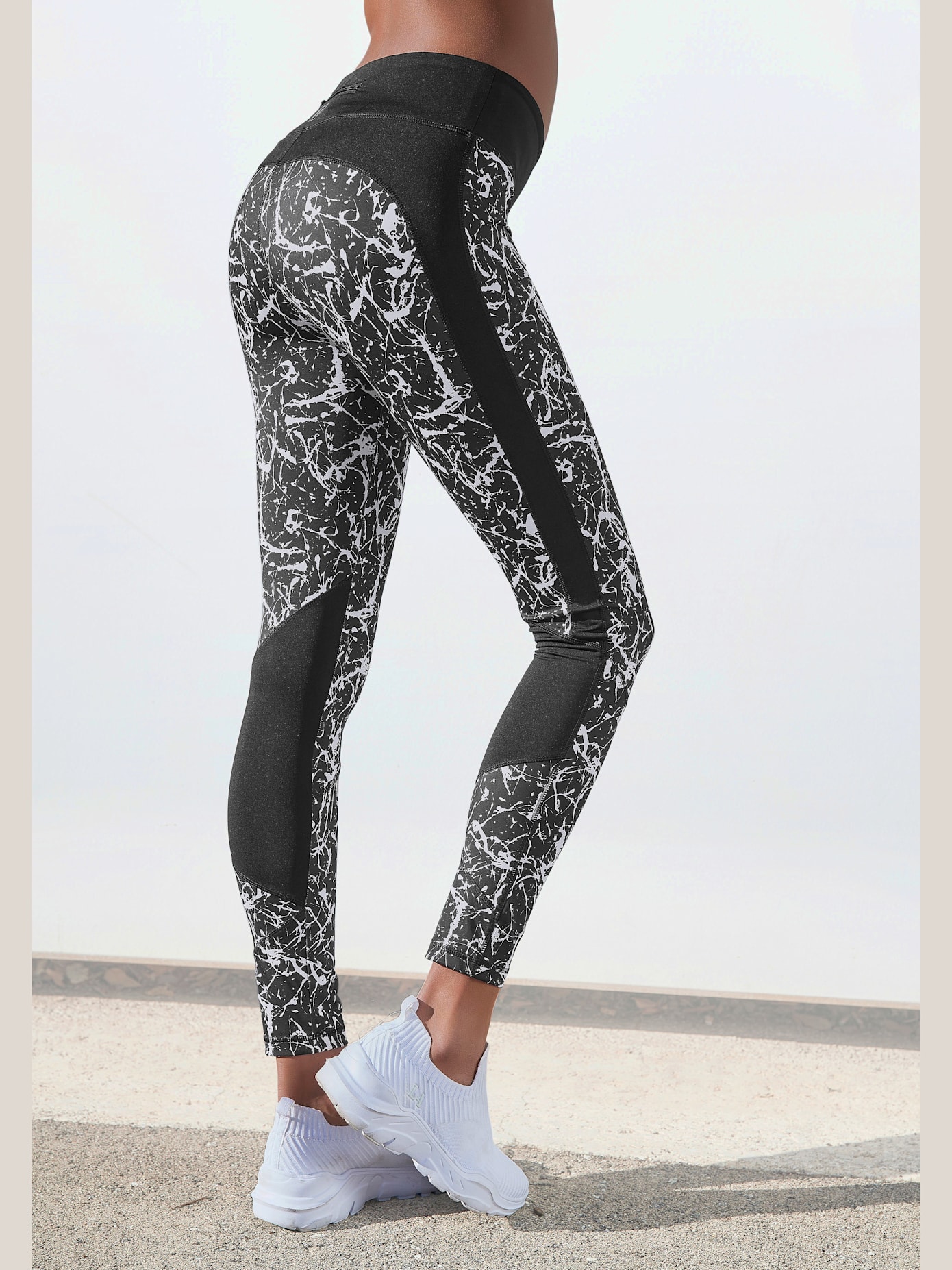 Legging sport très élastiques avec motif moucheté