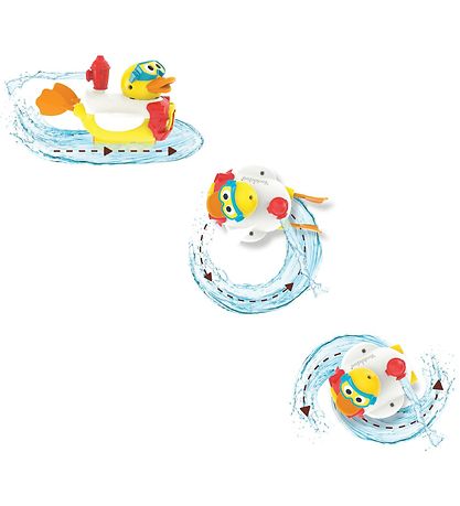 Yookidoo Badespielzeug - Jet Duck - Erstellen Sie einen Feuerweh