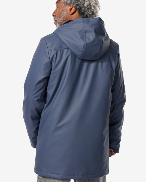 veste à capuche homme bleu