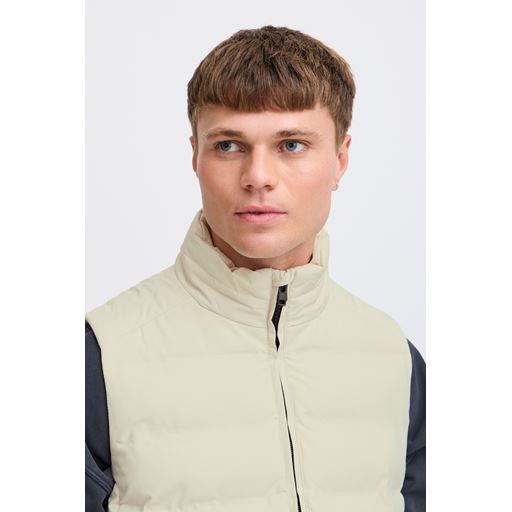 Solid Milas Vest, Oatmeal, XXL