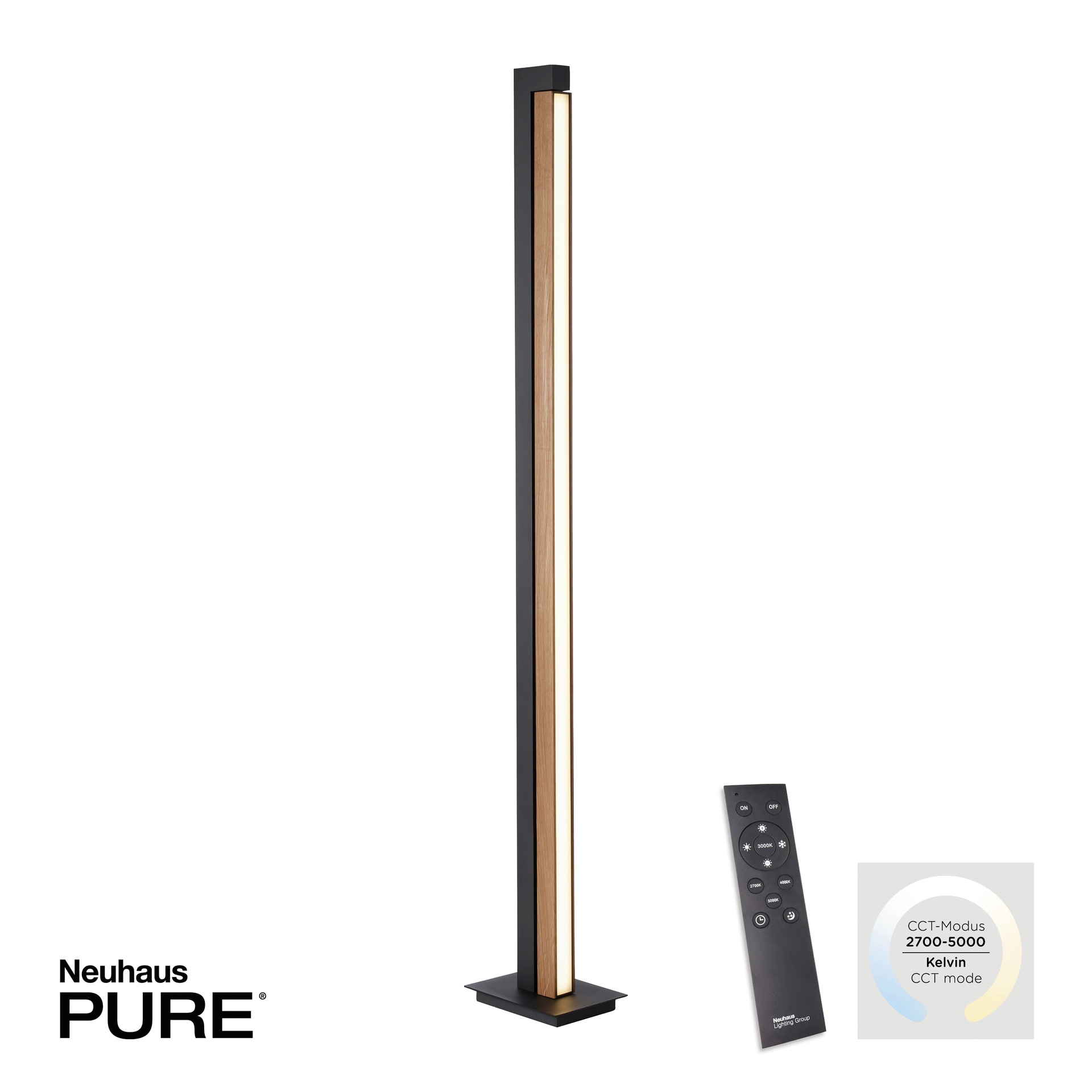 Paul Neuhaus LED Stehleuchte PURE-LINES 155 cm