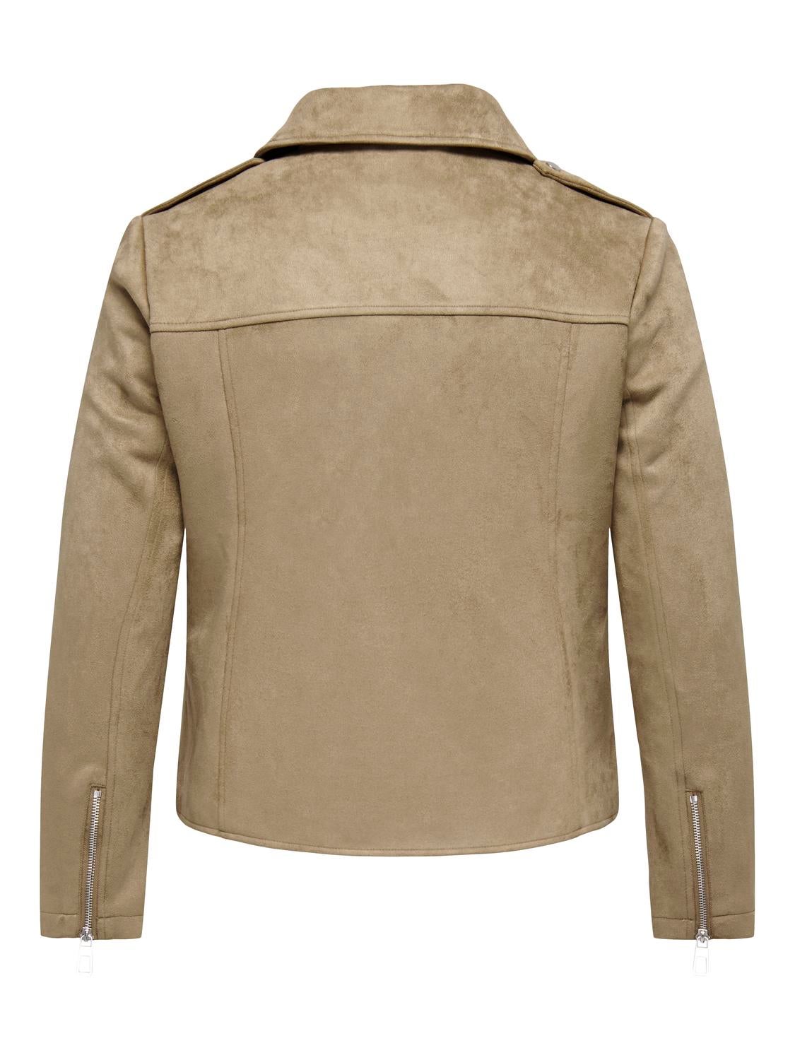 CARSCOOTIE Bikerjacke in Lederoptik Otter
