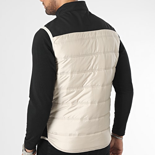 Doudoune Sans Manches Beige