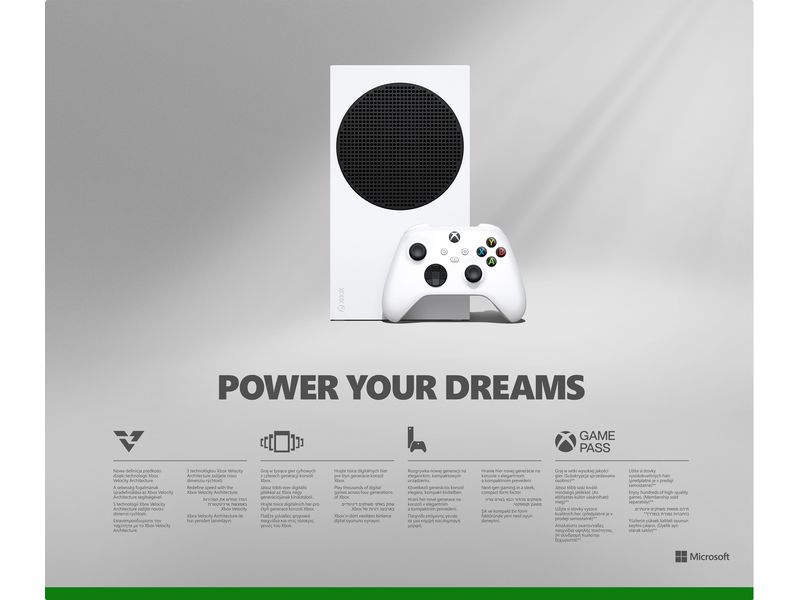 Microsoft Spielkonsole Xbox Series S 1 TB Spielkonsole für Gaming mit bis zu 120 Bildern pro Sekunde