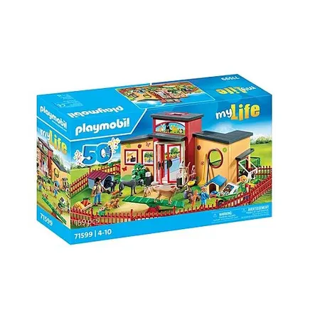 PLAYMOBIL® 71599 my Life - Tierhotel 'Pfötchen' (50 Jahre PLAYMOBIL®)