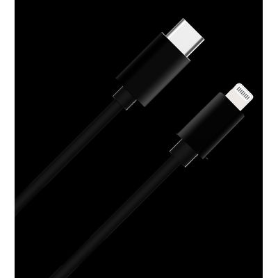 Bigben Connected - Câble USB C/Lightning - 1 m 3 A WOW - noir